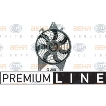 Ventilateur, condenseur de climatisation HELLA 8EW 351 034-631