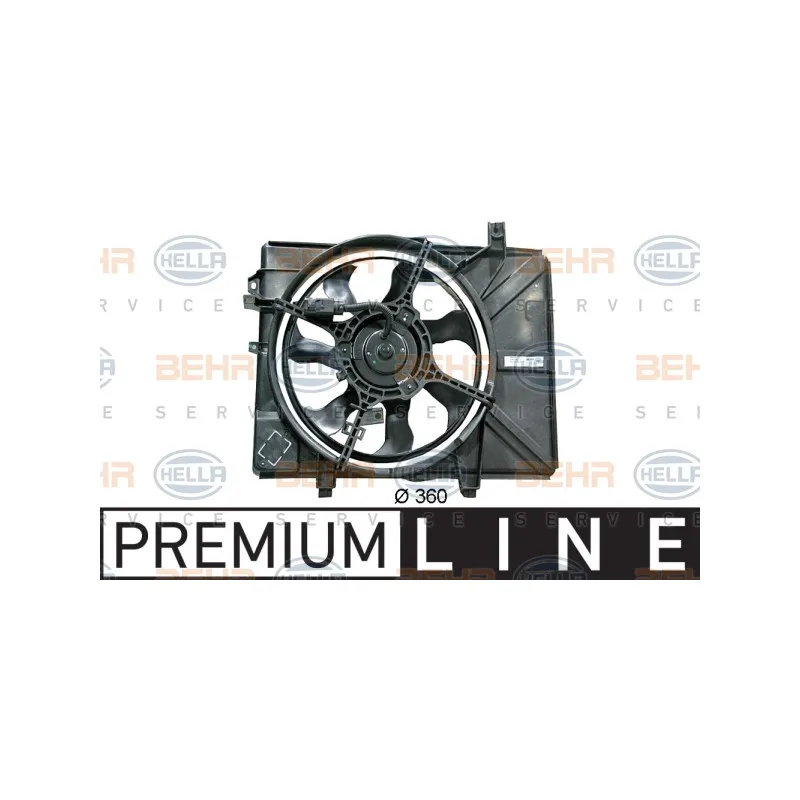 Ventilateur, refroidissement du moteur HELLA 8EW 351 034-661