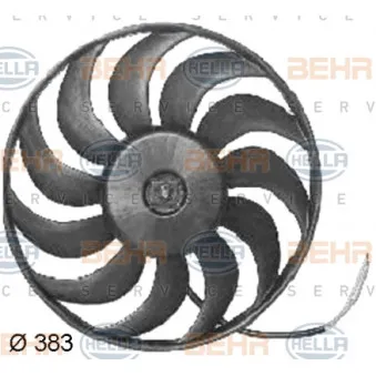 Ventilateur, refroidissement du moteur HELLA 8EW 351 034-781