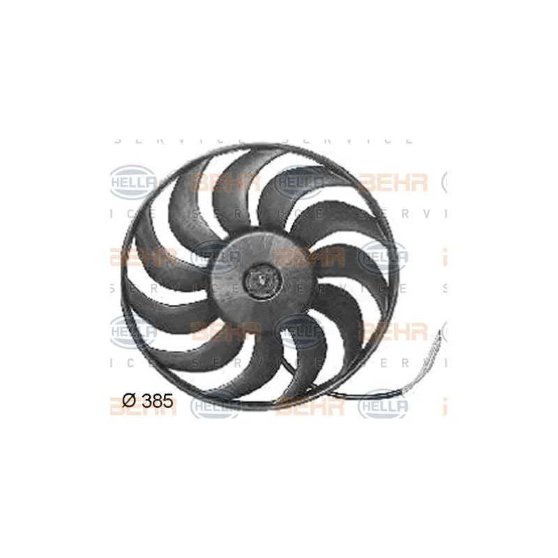 Ventilateur, refroidissement du moteur HELLA 8EW 351 038-361