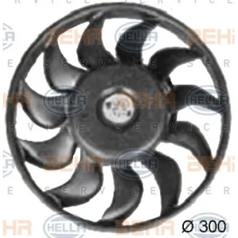 Ventilateur, refroidissement du moteur HELLA 8EW 351 038-371