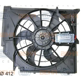 Ventilateur, refroidissement du moteur HELLA