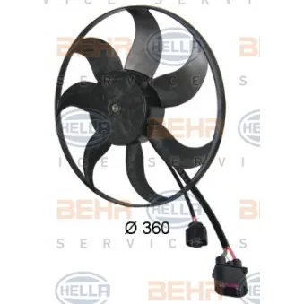 Ventilateur, refroidissement du moteur HELLA 8EW 351 039-171