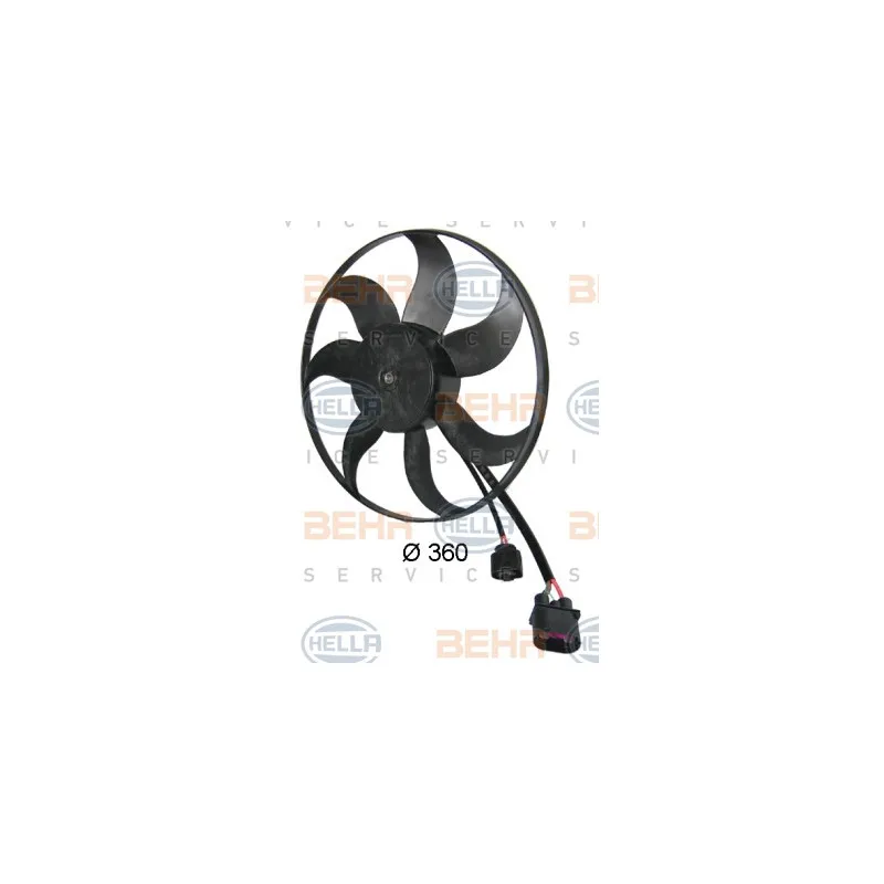 Ventilateur, refroidissement du moteur HELLA 8EW 351 039-171