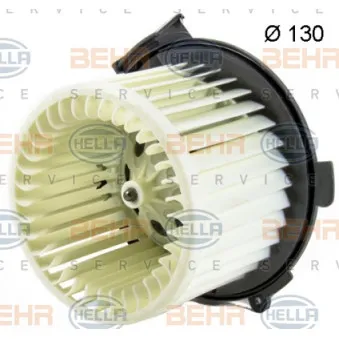 Pulseur d'air habitacle HELLA 8EW 351 039-211