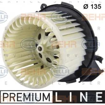 Pulseur d'air habitacle HELLA 8EW 351 039-231