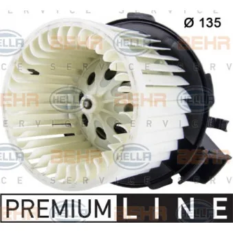 Pulseur d'air habitacle HELLA 8EW 351 039-241