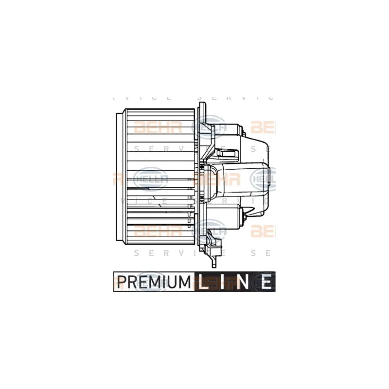 Pulseur d'air habitacle HELLA 8EW 351 039-331