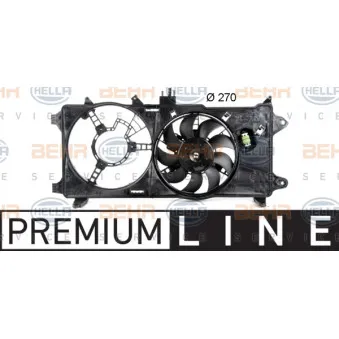 Ventilateur, refroidissement du moteur HELLA 8EW 351 039-571