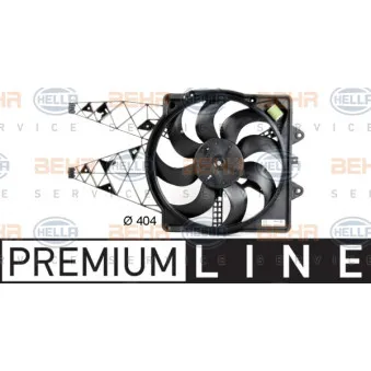 Ventilateur, refroidissement du moteur HELLA 8EW 351 039-671