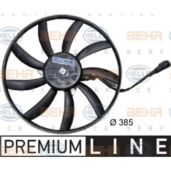 Ventilateur, refroidissement du moteur HELLA 8EW 351 039-721