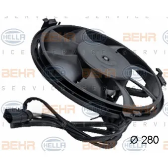 Ventilateur, refroidissement du moteur HELLA 8EW 351 039-771