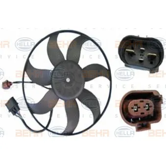 Ventilateur, refroidissement du moteur HELLA 8EW 351 039-794