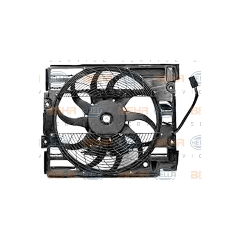 Ventilateur, condenseur de climatisation HELLA 8EW 351 040-111