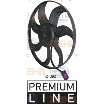 Ventilateur, refroidissement du moteur HELLA 8EW 351 040-381