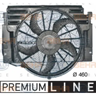 Ventilateur, condenseur de climatisation HELLA 8EW 351 040-661