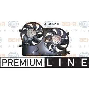 Ventilateur, refroidissement du moteur HELLA 8EW 351 040-731