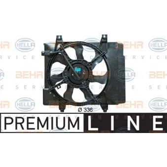 Ventilateur, refroidissement du moteur HELLA 8EW 351 041-331