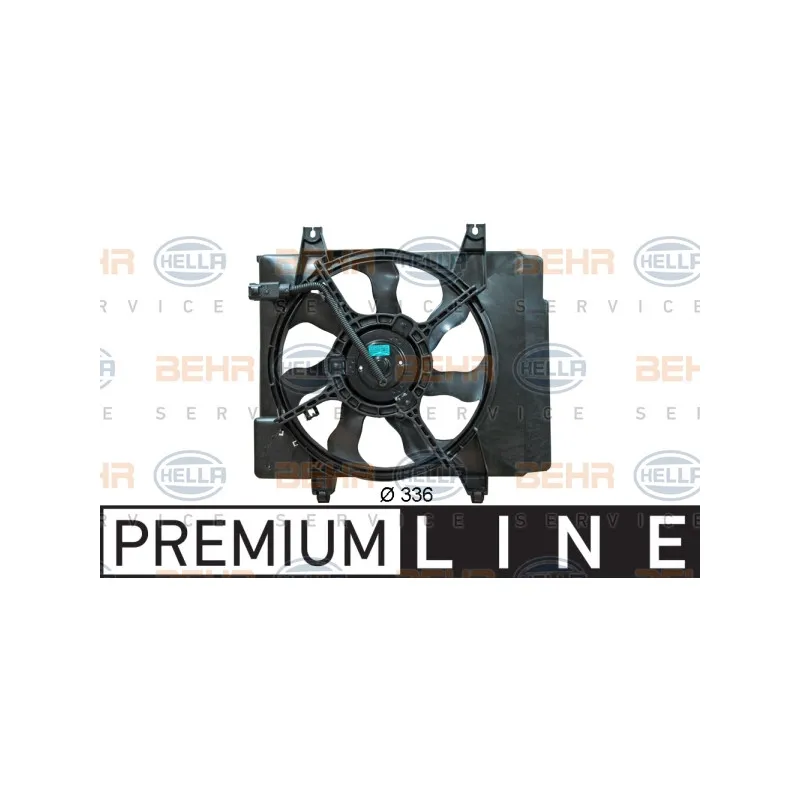Ventilateur, refroidissement du moteur HELLA 8EW 351 041-331