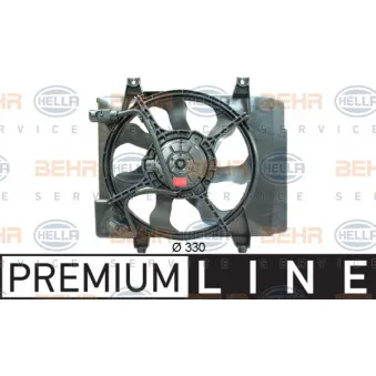Ventilateur, refroidissement du moteur HELLA 8EW 351 041-341