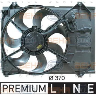 Ventilateur, refroidissement du moteur HELLA 8EW 351 041-361