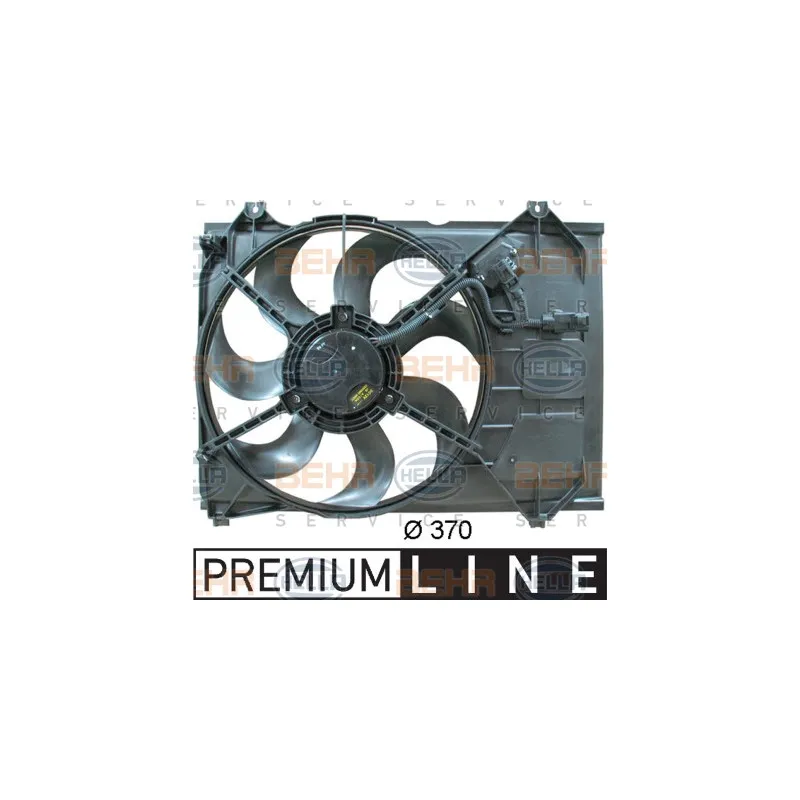 Ventilateur, refroidissement du moteur HELLA 8EW 351 041-361