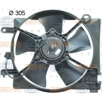 Ventilateur, refroidissement du moteur HELLA 8EW 351 041-381