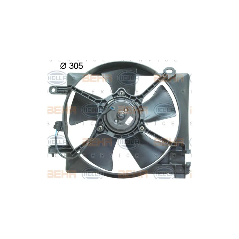 Ventilateur, refroidissement du moteur HELLA 8EW 351 041-381
