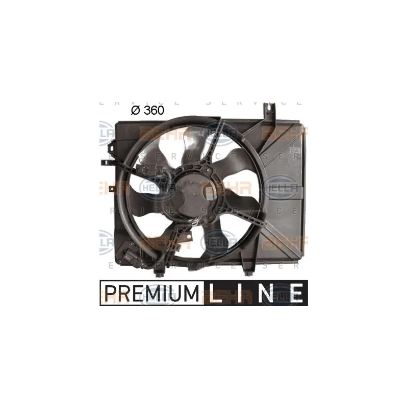 Ventilateur, refroidissement du moteur HELLA 8EW 351 041-391