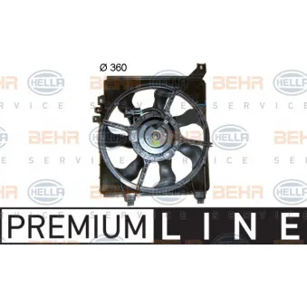 Ventilateur, refroidissement du moteur HELLA 8EW 351 041-401