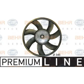 Ventilateur, refroidissement du moteur HELLA