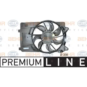 Ventilateur, refroidissement du moteur HELLA 8EW 351 042-561