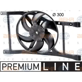 Ventilateur, refroidissement du moteur HELLA 8EW 351 042-581