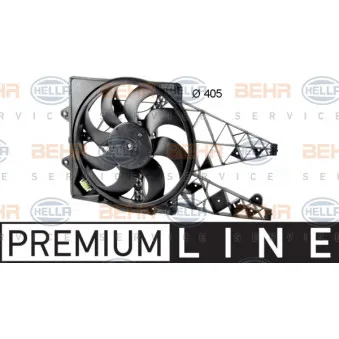 Ventilateur, refroidissement du moteur HELLA 8EW 351 042-621