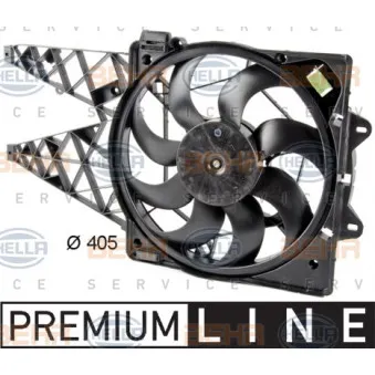 Ventilateur, refroidissement du moteur HELLA 8EW 351 042-631