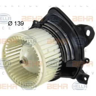 Pulseur d'air habitacle HELLA 8EW 351 042-681