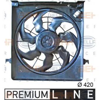 Ventilateur, refroidissement du moteur HELLA 8EW 351 042-791