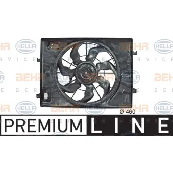 Ventilateur, refroidissement du moteur HELLA 8EW 351 043-051
