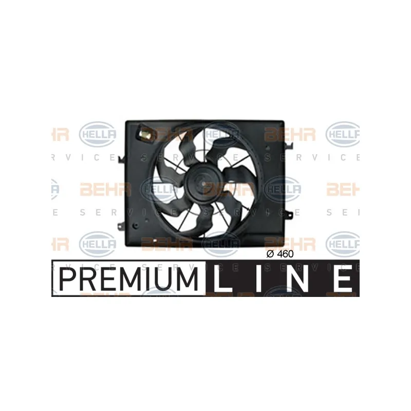 Ventilateur, refroidissement du moteur HELLA 8EW 351 043-061