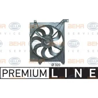 Ventilateur, refroidissement du moteur HELLA 8EW 351 043-181