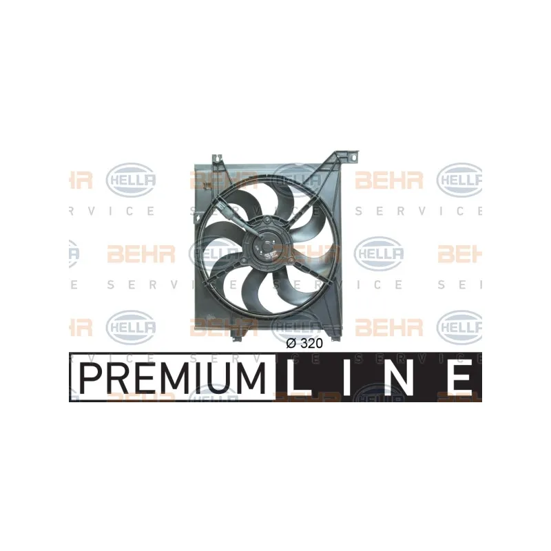 Ventilateur, refroidissement du moteur HELLA 8EW 351 043-181