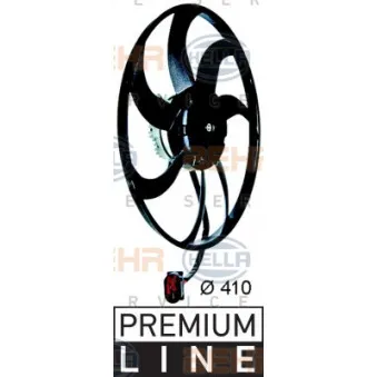 Ventilateur, refroidissement du moteur HELLA 8EW 351 043-301