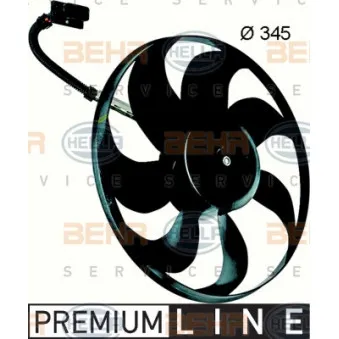 Ventilateur, refroidissement du moteur HELLA 8EW 351 043-321
