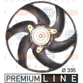 Ventilateur, refroidissement du moteur HELLA 8EW 351 043-521