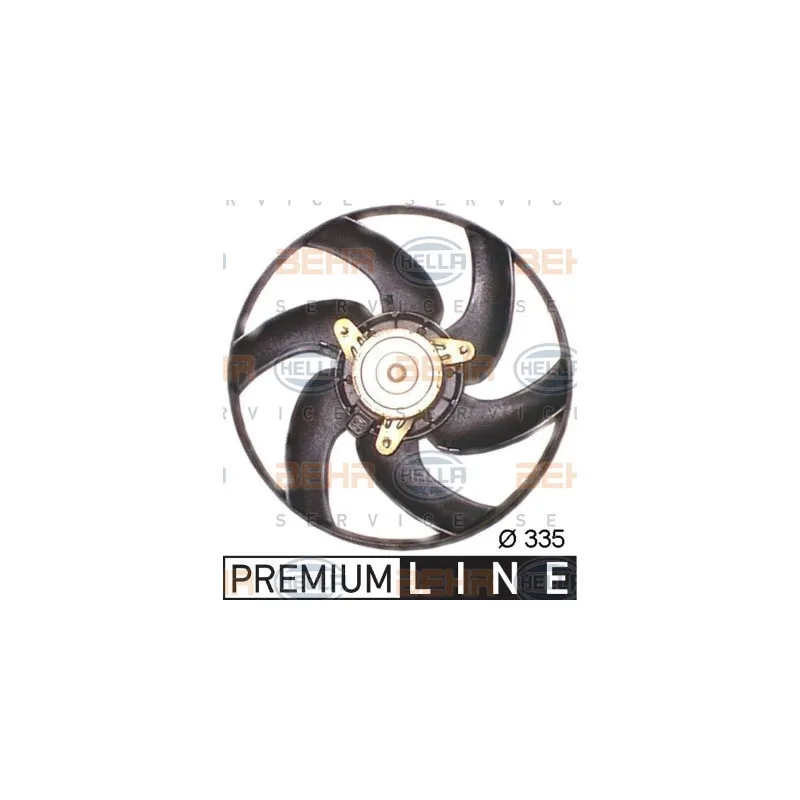 Ventilateur, refroidissement du moteur HELLA 8EW 351 043-521