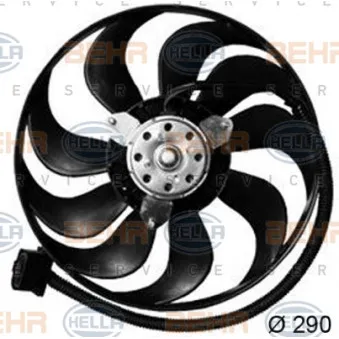 Ventilateur, refroidissement du moteur HELLA 8EW 351 043-571