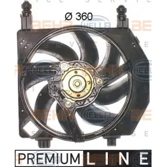Ventilateur, refroidissement du moteur HELLA 8EW 351 043-581