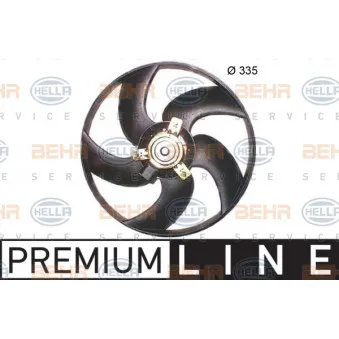 Ventilateur, refroidissement du moteur HELLA 8EW 351 043-591