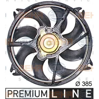 Ventilateur, refroidissement du moteur HELLA 8EW 351 043-621