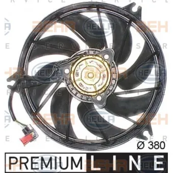 Ventilateur, refroidissement du moteur HELLA 8EW 351 043-631